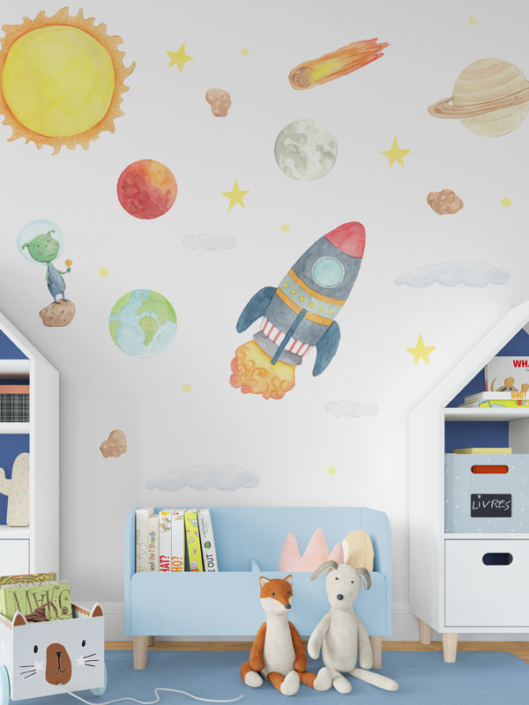 Space wall stickers DecoBeez