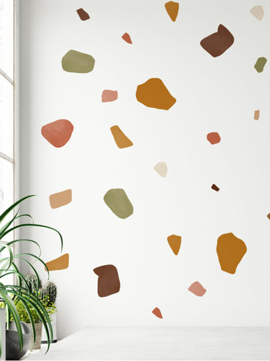 Terrazzo wall stickers DecoBeez
