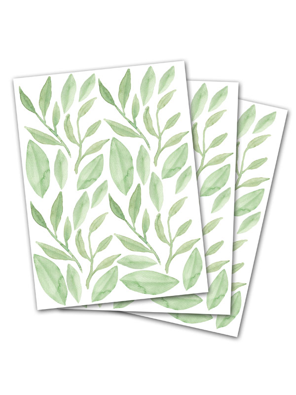 greenery wall decals product image